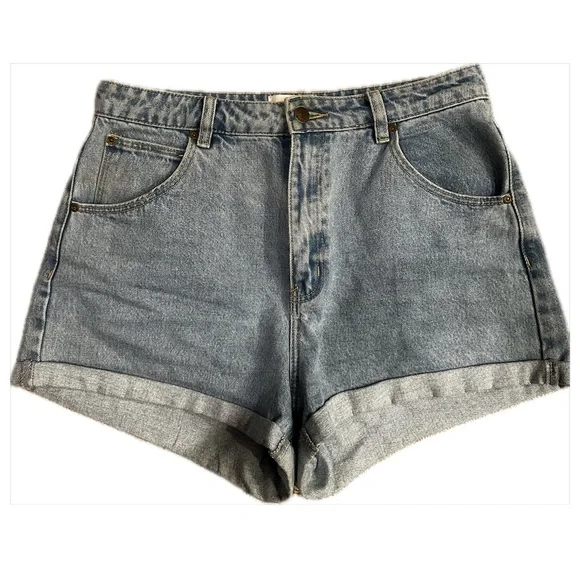 ROLLA'S dusty Blue Jean Shorts - Picture 2 of 2